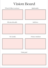 Load image into Gallery viewer, Vision Board Workbook 2024